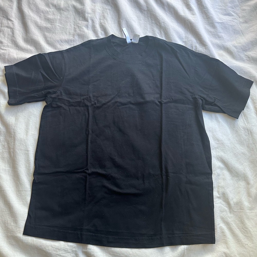 H&M Black Crew Neck Short Sleeve T-Shirt